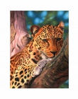 CHUNXIA oprawione obraz DIY numerami tygrys akrylowe malarstwo nowoczesne obraz ozdobny do salonu 40x50 cm RA3276