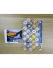 Diy zdjęcia numerami modułowa obraz olejny na płótnie dla pokoju gościnnego morze zachód słońca kolorowanki numeryczne ręcznie m
