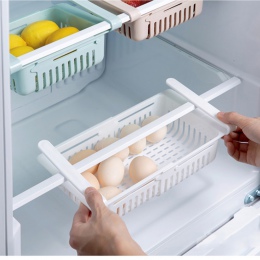 Funkcjonalne podwieszane pojemniczki do lodówki kolorowe pudełka kuchenne do przechowywania żywności poręczne uchwyty