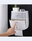 ECOCO do montażu na ścianie łazienki podajnik ręczników papierowych Tissue Box dla papieru Multifold ręczniki tkanki pudełko do 