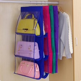 6 kieszeni składane wiszące torebka do przechowywania organizator wiszące różne torba do przechowywania butów do ścisłej dostawy