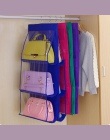 6 kieszeni składane wiszące torebka do przechowywania organizator wiszące różne torba do przechowywania butów do ścisłej dostawy