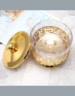 Darmowa wysyłka unikalny europejski styl złota wykończenie metalu i akrylowe sól/cukru/herbaty/kawy słoiki, wysokiej jakości zas