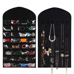 32 kieszenie wiszący Organizer biżuteria worek do przechowywania szafa szafa organizator kolczyki pierścień naszyjnik bransoletk