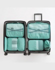 Wysokiej jakości 7 sztuk/zestaw walizka organizator Koffer zestawy organizator bagażu organizator na pranie do zestaw do pakowan