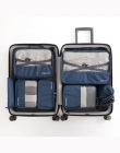 Wysokiej jakości 7 sztuk/zestaw walizka organizator Koffer zestawy organizator bagażu organizator na pranie do zestaw do pakowan