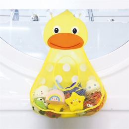 1 sztuk mały kaczka mała żaba kształt torba do przechowywania Baby Shower zabawki do kąpieli do przechowywania siatki z mocnymi 