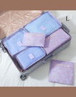 SAFEBET 6 sztuk/zestaw torba do przechowywania podróży walizka szafa przegroda pojemnik odzież buty schludny kostki do pakowania