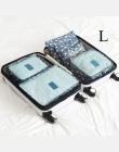 SAFEBET 6 sztuk/zestaw torba do przechowywania podróży walizka szafa przegroda pojemnik odzież buty schludny kostki do pakowania
