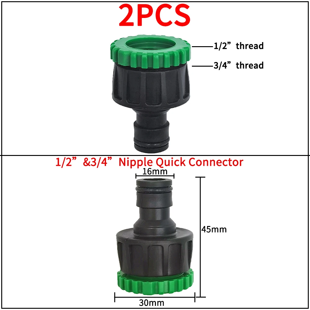 Adapter do kranu ogrodowego do nawadniania kroplowego Czerwony