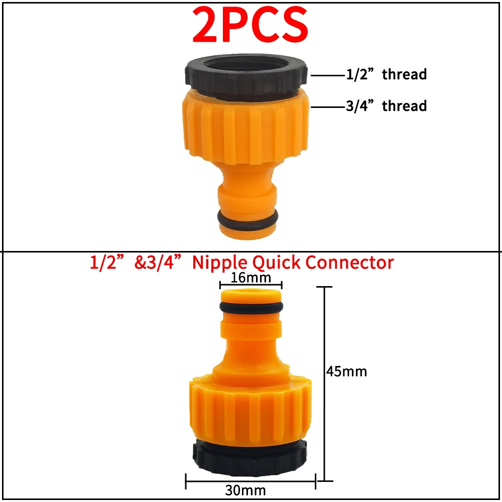 Adapter do kranu ogrodowego do nawadniania kroplowego Fioletowy