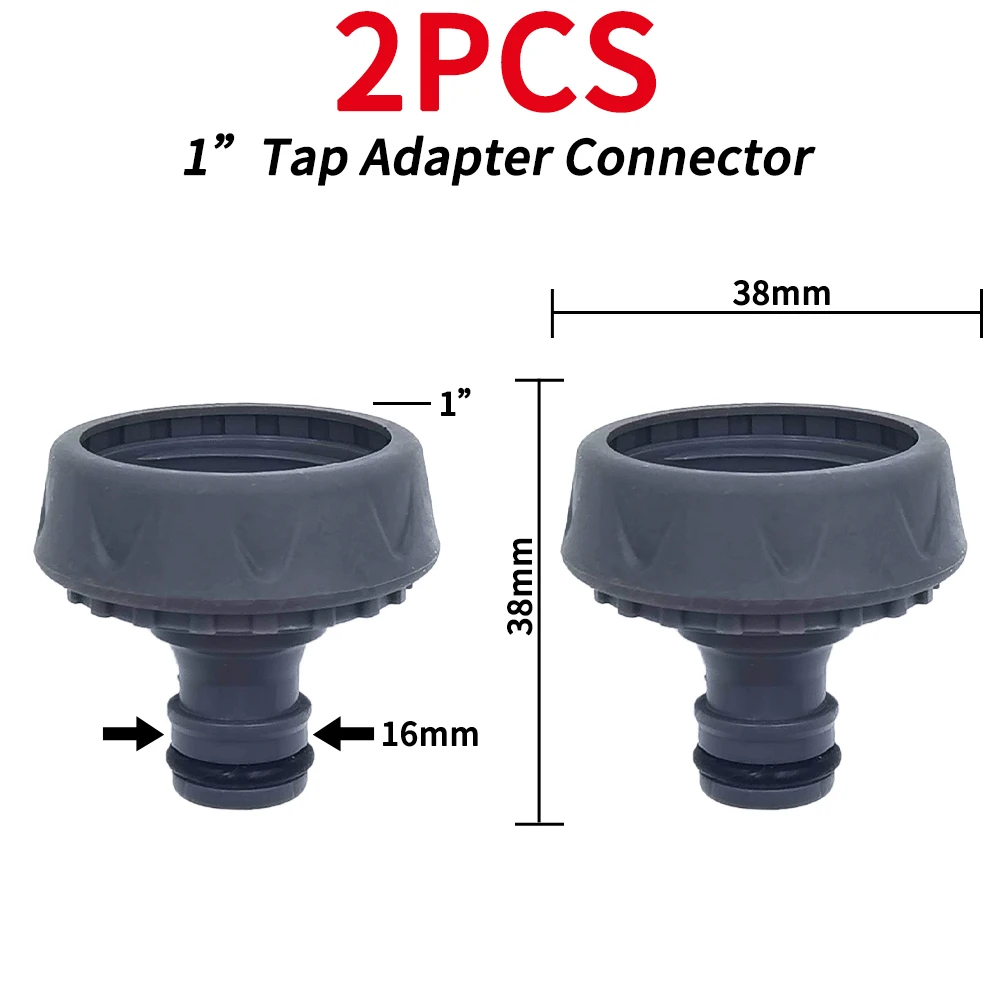 Adapter do kranu ogrodowego do nawadniania kroplowego Jasnoszary