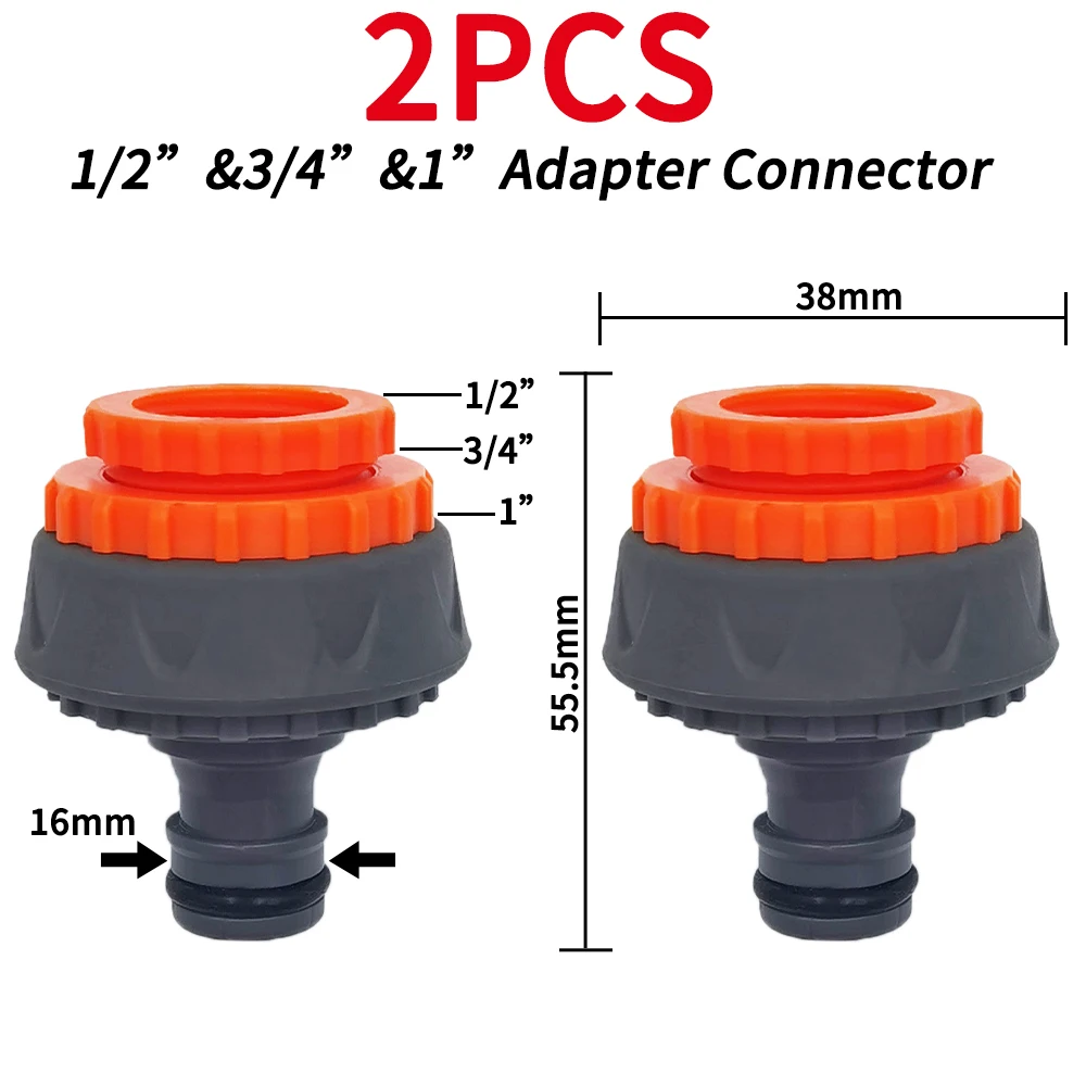 Adapter do kranu ogrodowego do nawadniania kroplowego Niebieski
