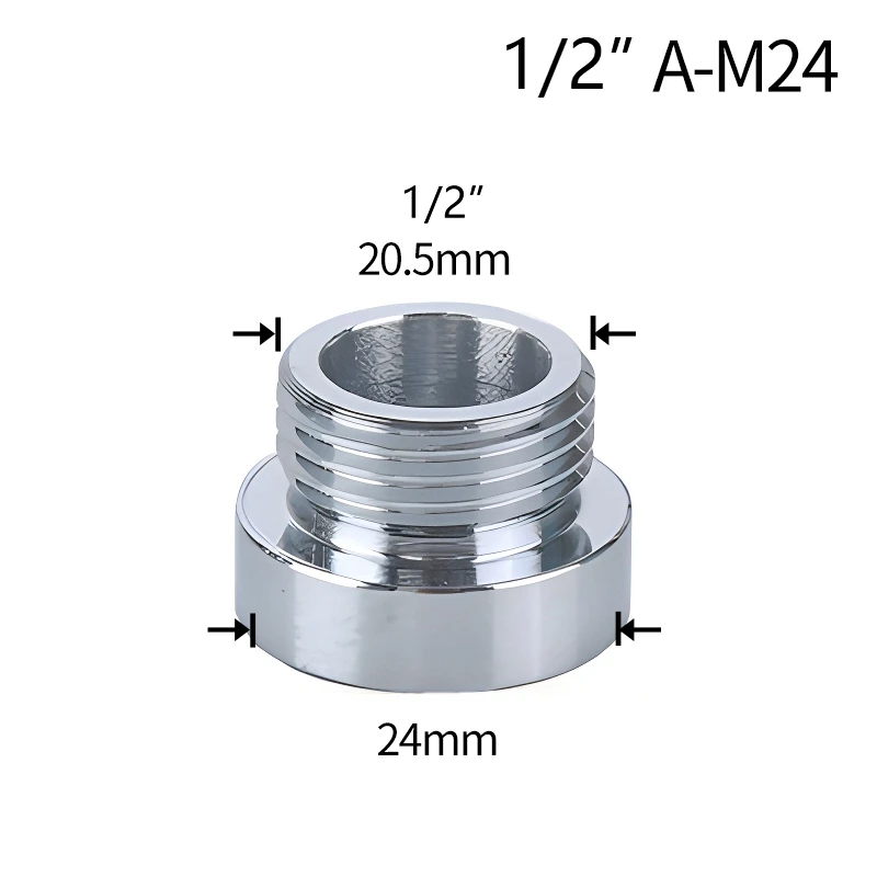 Adapter do kranu złączka gwintowa do węża Czerwony