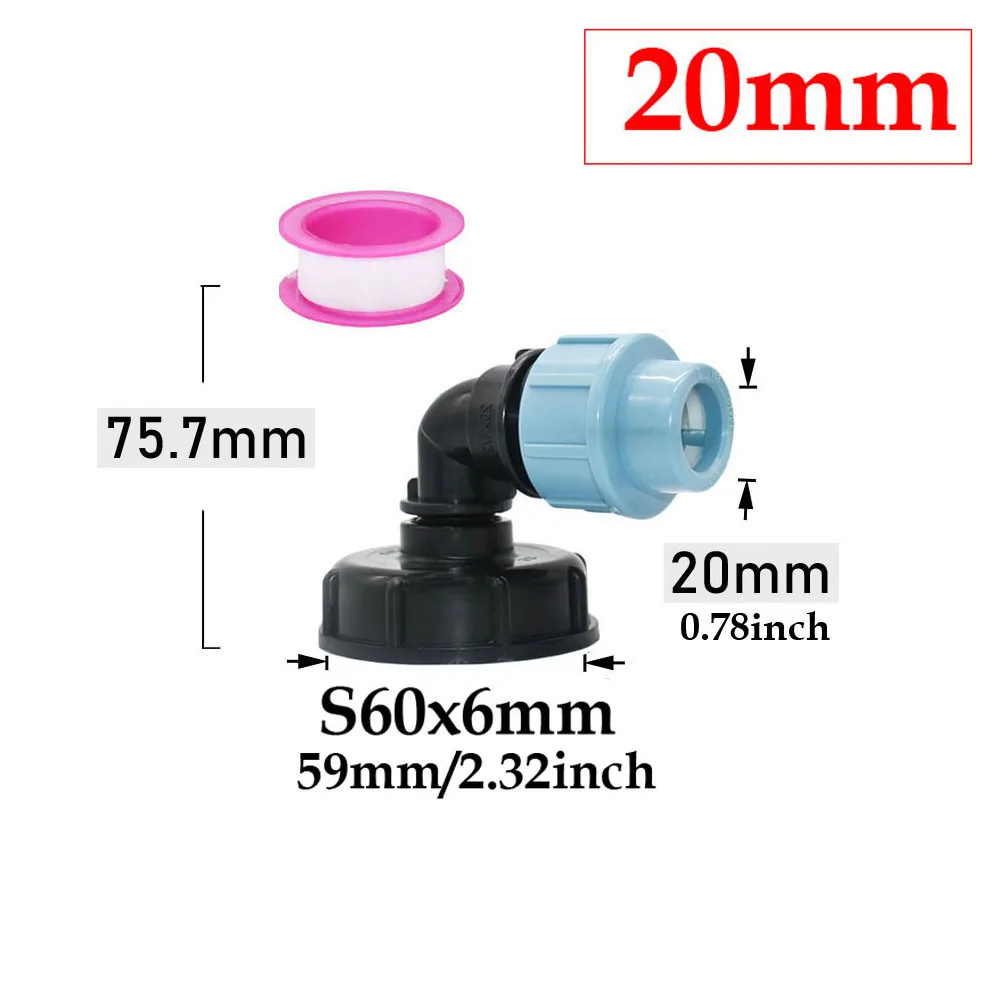 Adapter do zbiornika IBC S60 ze złączką do węża Złoto