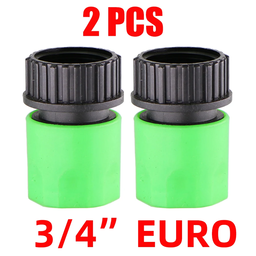 Adapter z gwintem zewnętrznym do węża ogrodowego 3/4 Zielony