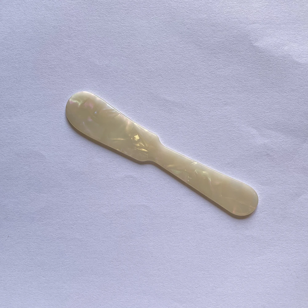 Akrylowe łyżeczki do deserów i kawy, 11 cm Khaki