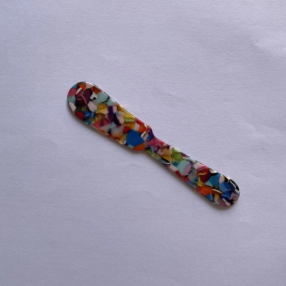Akrylowe łyżeczki do deserów i kawy, 11 cm Pomarańczowy