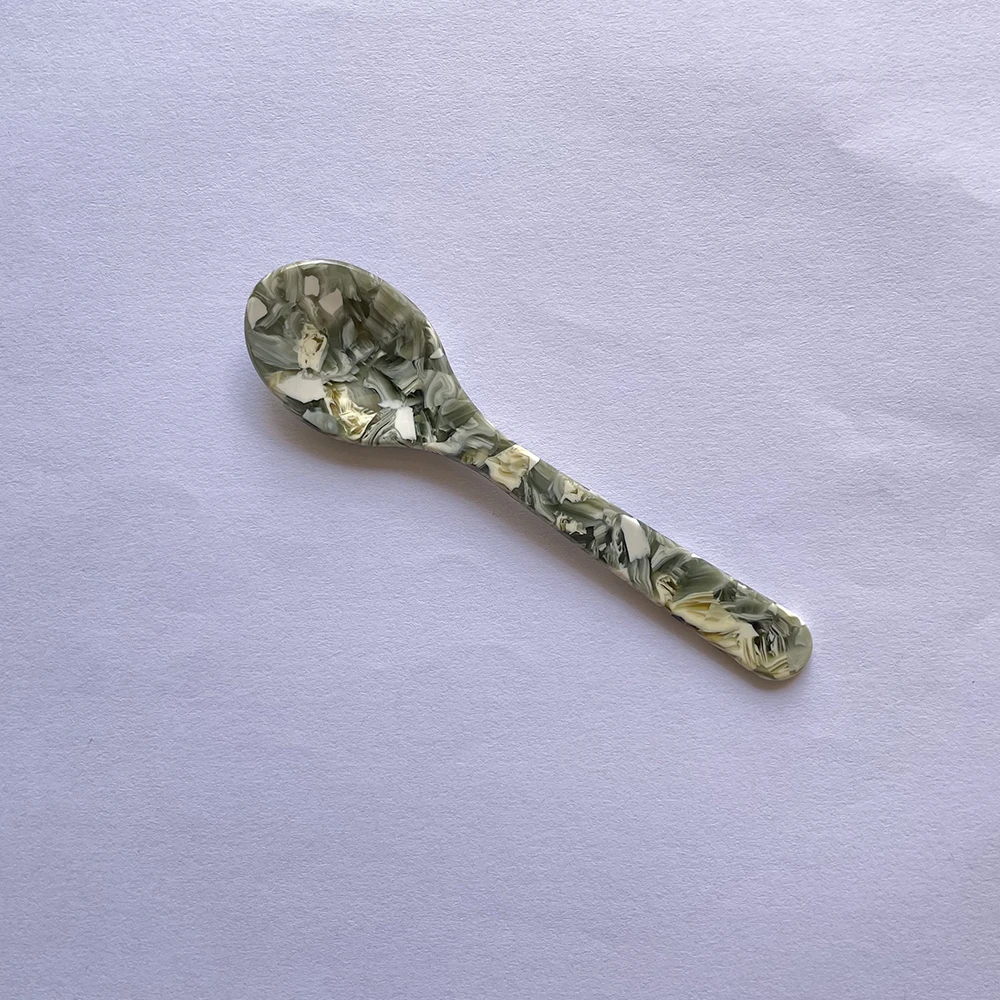 Akrylowe łyżeczki do deserów i kawy, 11 cm Wielo