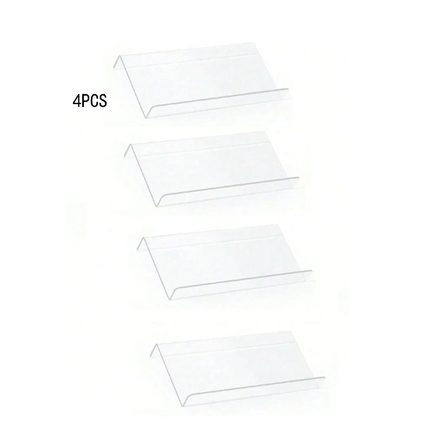 Akrylowy organizer na przyprawy do szuflady, rozsuwany 4pcs