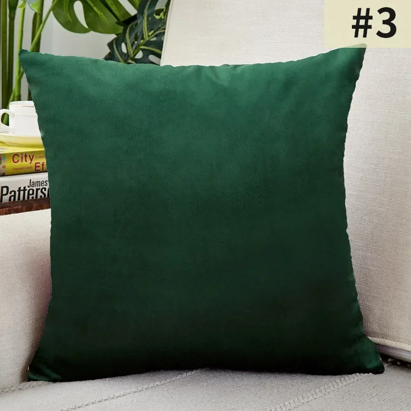 Aksamitna poszewka na poduszkę miękka dekoracyjna sofa samochód 40x40 cm Niebieski