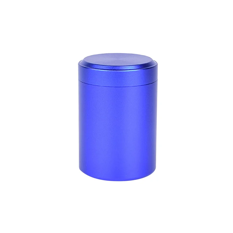 Aluminiowy szczelny pojemnik na zioła i przyprawy 60 ml Niebieski
