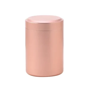 Aluminiowy szczelny pojemnik na zioła i przyprawy 60 ml Różowy
