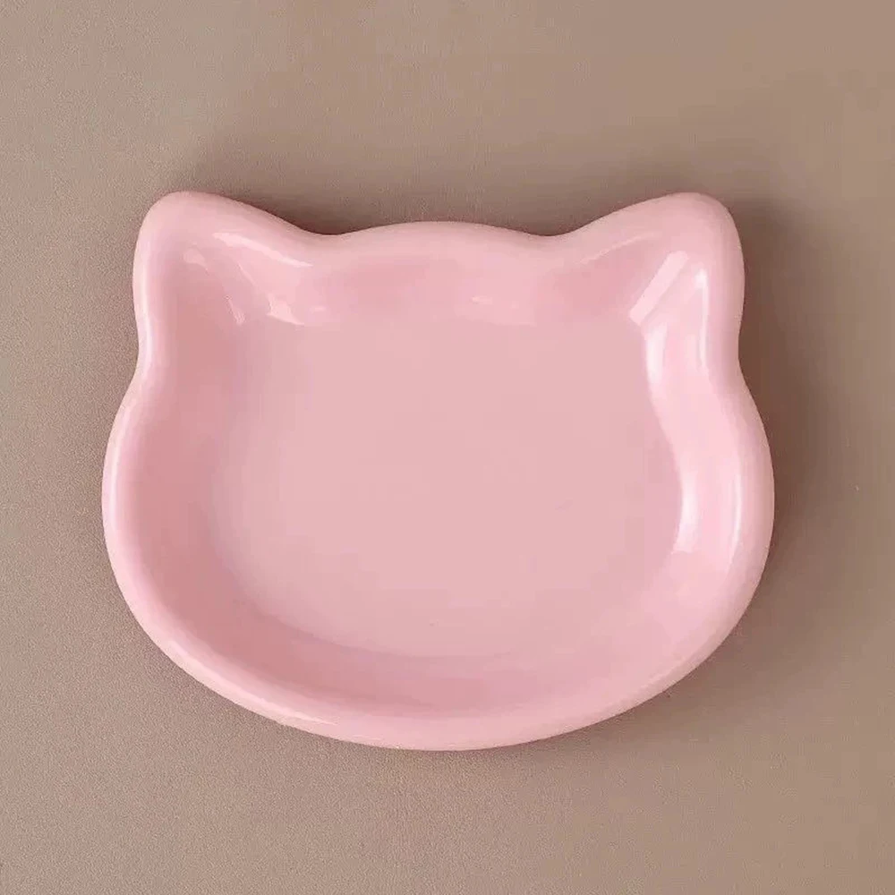 Antypoślizgowa miska dla kota w pastelowych kolorach Różowy