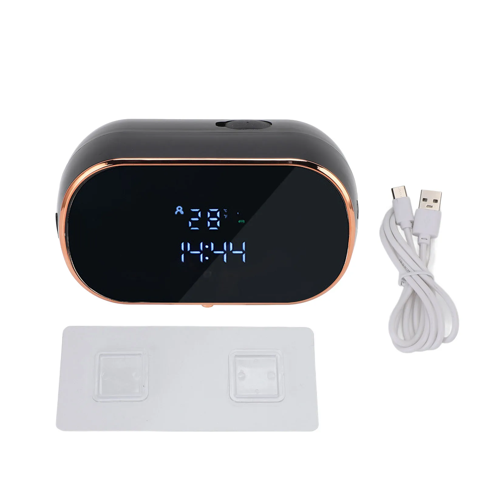 Automatyczny dozownik mydła w piance z czujnikiem USB Czarny