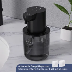 Automatyczny dozownik mydła w piance z czujnikiem 500 ml Czarny