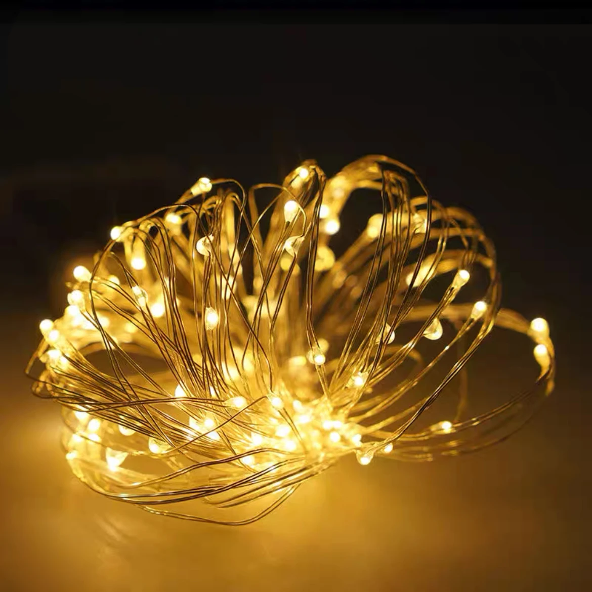 Bajkowe lampki LED na baterie do dekoracji stołu i domu Zmienny
