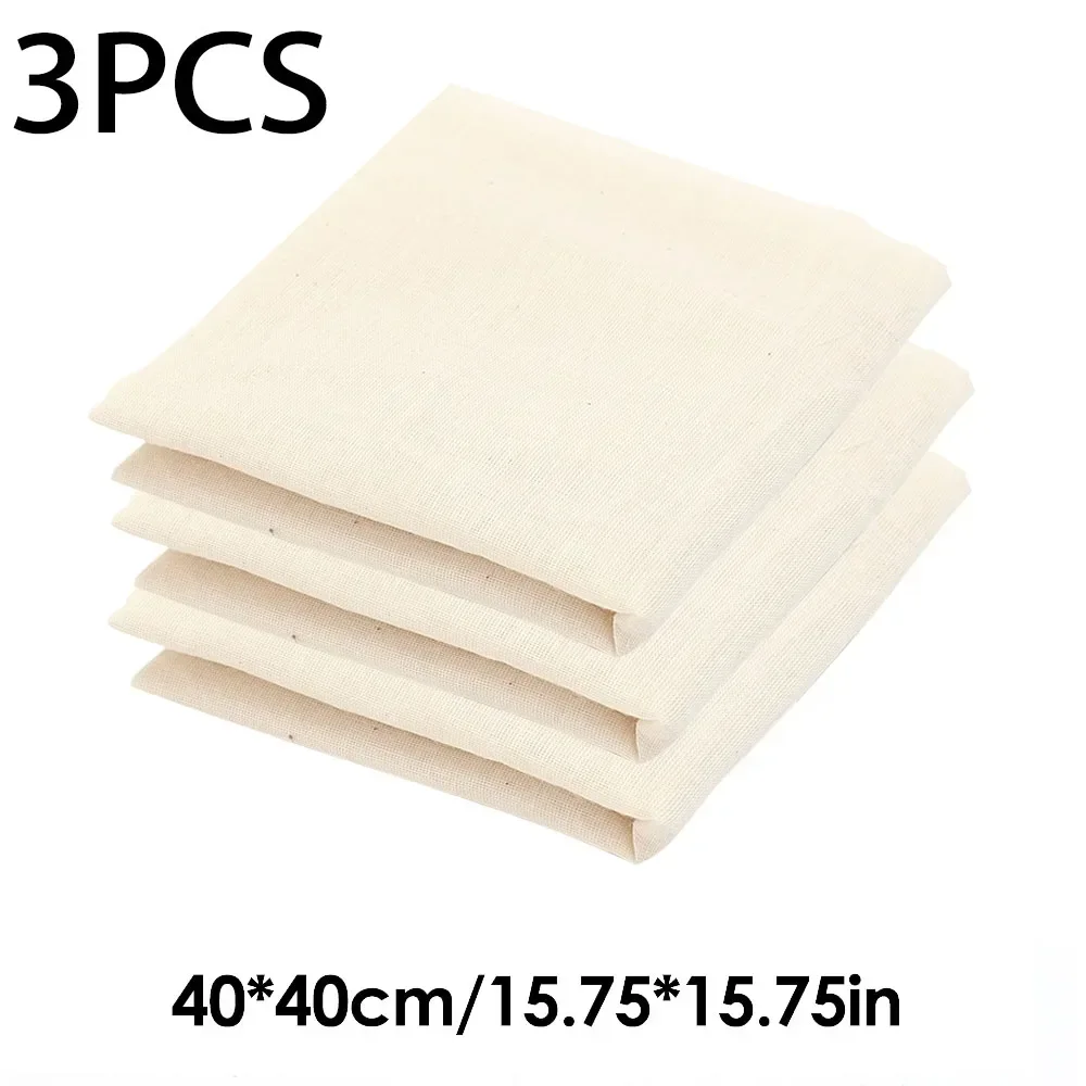 Bawełniany worek do mleka roślinnego i sera 40cm-3pcs