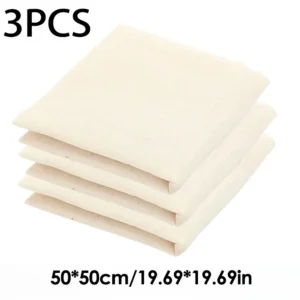 Bawełniany worek do mleka roślinnego i sera 50cm-3pcs