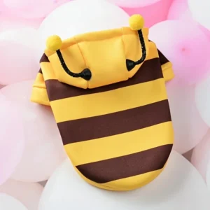 Bluza Halloween dla psa i kota — kostium świąteczny cosplay dla pupila żółty