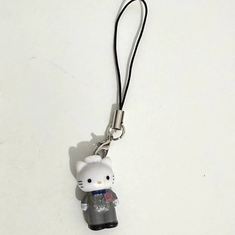 Brelok Hello Kitty na motocyklu, zawieszka do torby Armijna zieleń