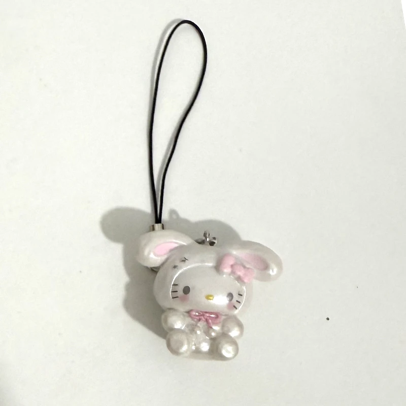 Brelok Hello Kitty na motocyklu, zawieszka do torby Khaki