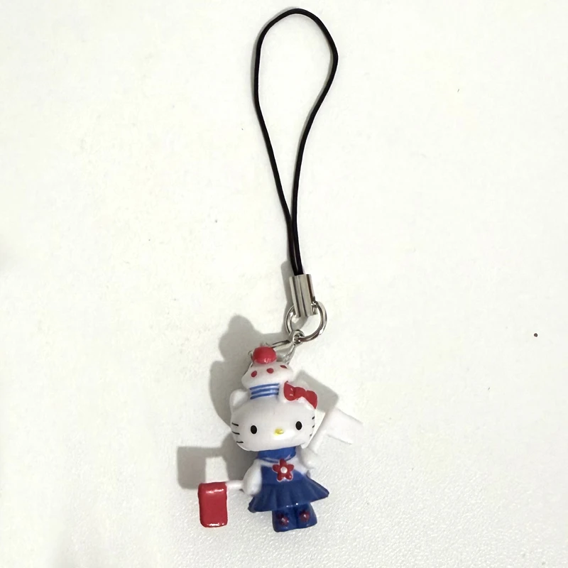 Brelok Hello Kitty na motocyklu, zawieszka do torby Ciemny szary