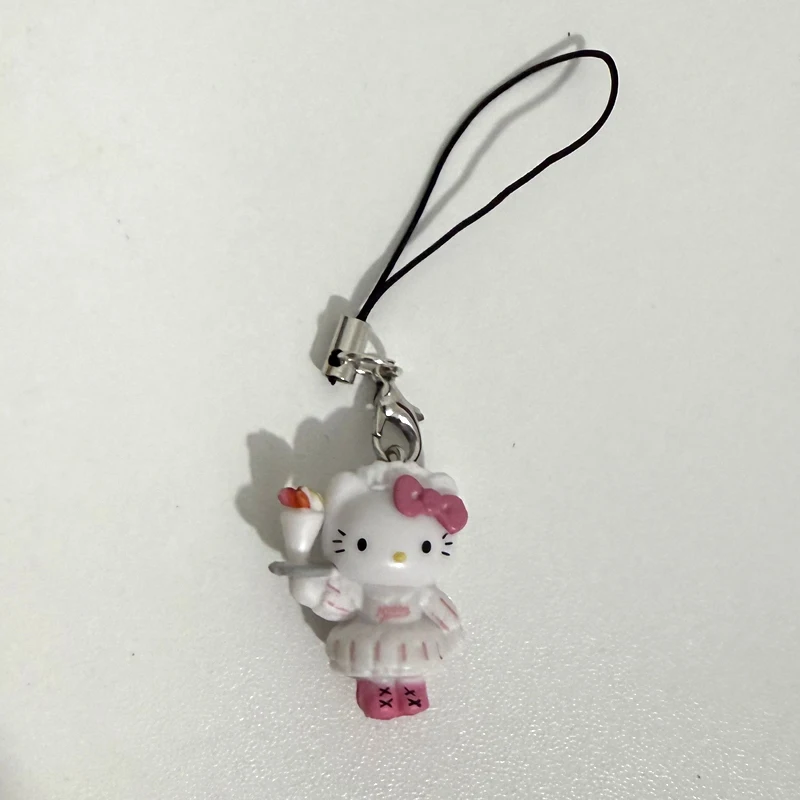 Brelok Hello Kitty na motocyklu, zawieszka do torby Fioletowy/фиолетовый