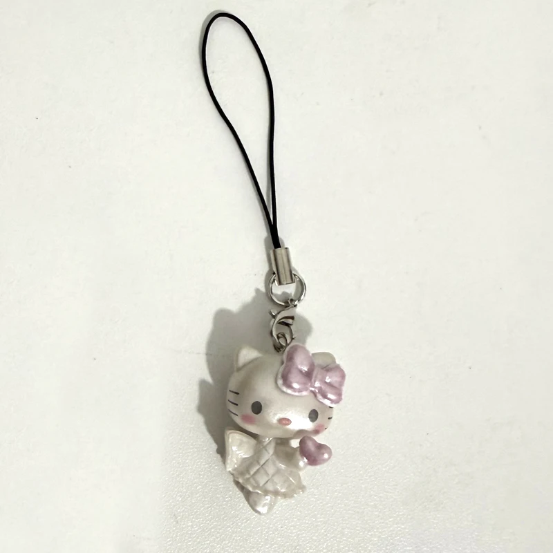 Brelok Hello Kitty na motocyklu, zawieszka do torby Głęboki niebieski