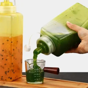 Butelka do wyciskania sosów z szerokim wlewem 800ml