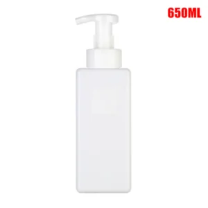 Butelka spieniająca do mydła z pompką 250-650 ml Biały