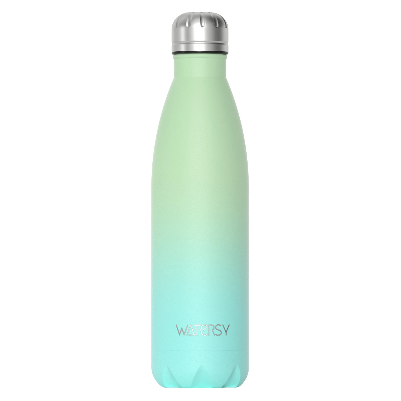 Butelka termiczna na wodę ze stali nierdzewnej, 500 ml Jasny