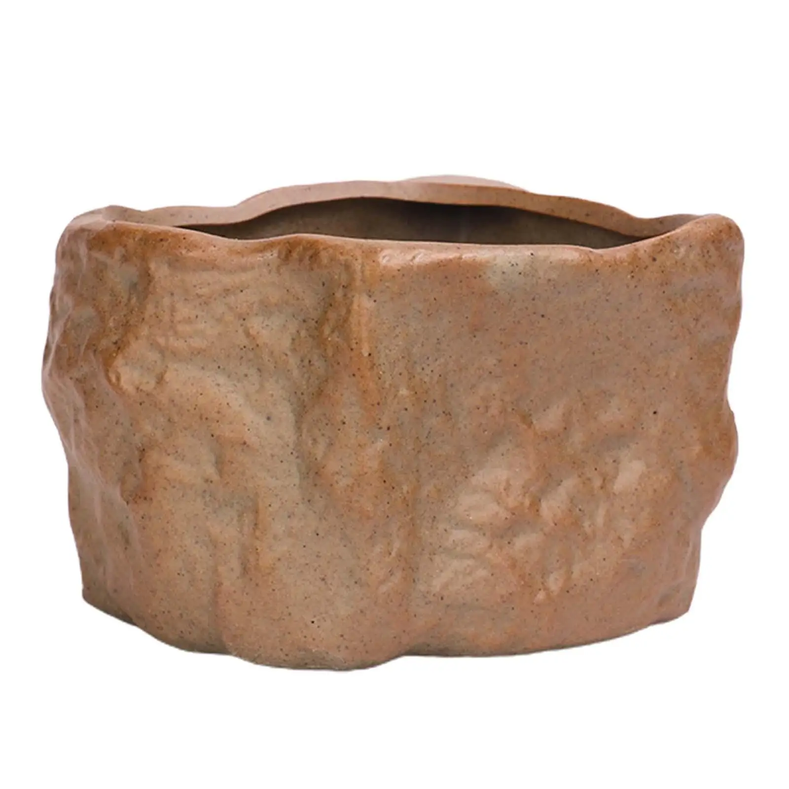 Ceramiczna doniczka kaktus na sukulenty na biurko Burgundia