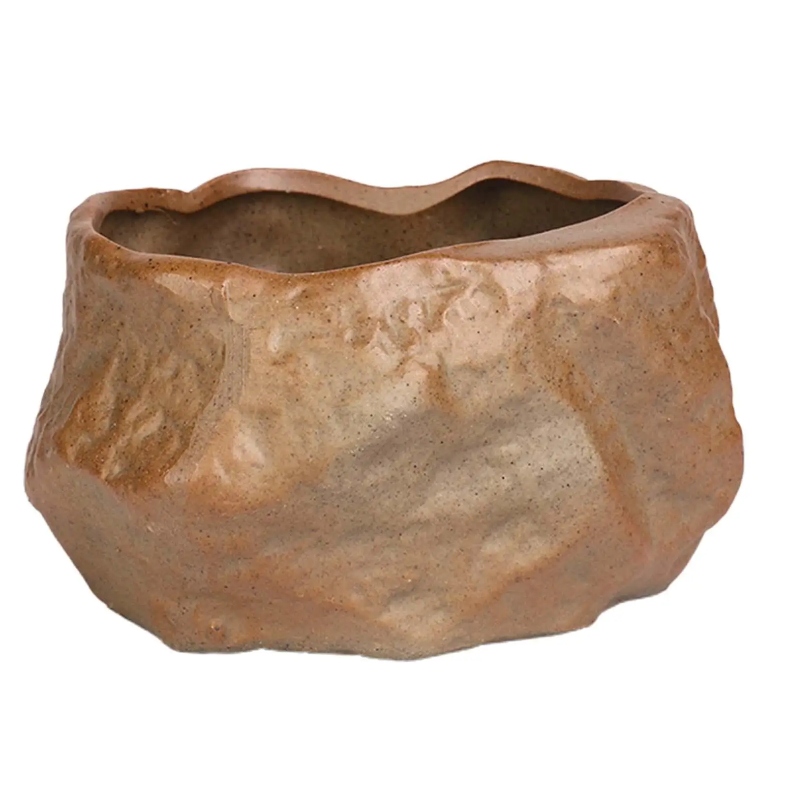 Ceramiczna doniczka kaktus na sukulenty na biurko Niebieski