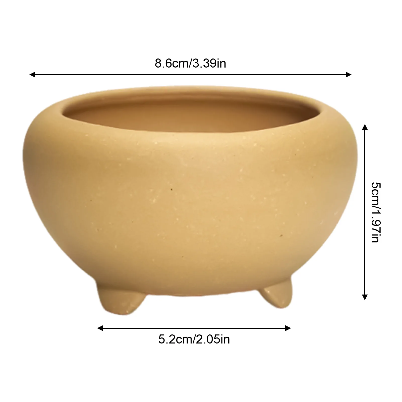 Ceramiczna doniczka na storczyki z otworami Czarny