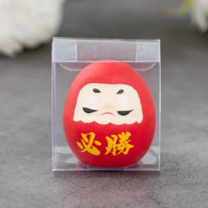 Ceramiczna laleczka Daruma figurka na szczęście Jasnozielony
