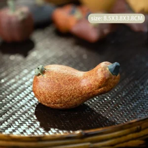 Ceramiczna figurka Tea Pet z fioletowej gliny Yixing Czekolada