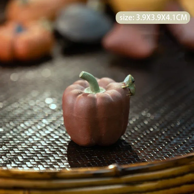 Ceramiczna figurka Tea Pet z fioletowej gliny Yixing Jasny