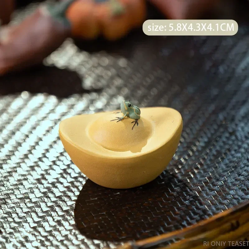 Ceramiczna figurka Tea Pet z fioletowej gliny Yixing Kolba