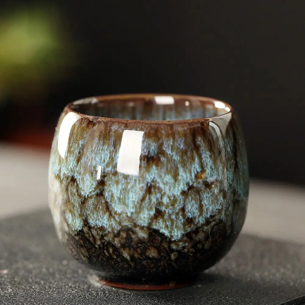 Ceramiczna filiżanka do espresso w stylu japońskim Fioletowy